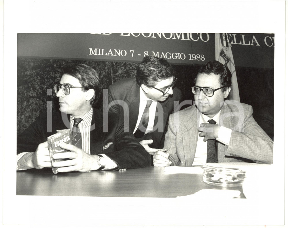 1988 MILANO - DC Maurizio PRADA - Gaetano MORAZZONI - Roberto MONGINI *Foto 