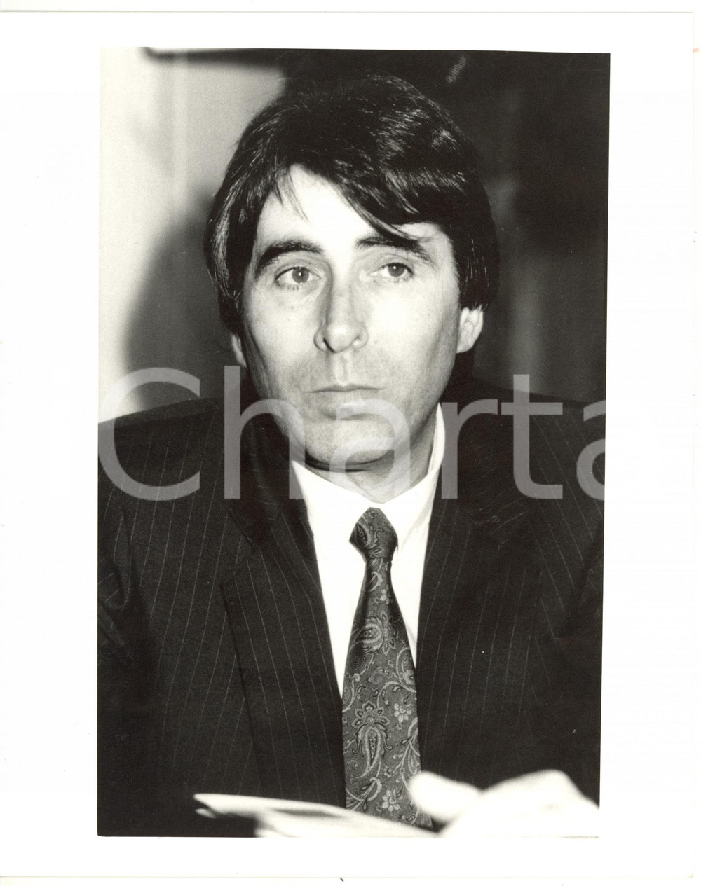 1985 ca COSTUME ITALIA Ritratto di Ferdinando CAMON *Foto 20x25