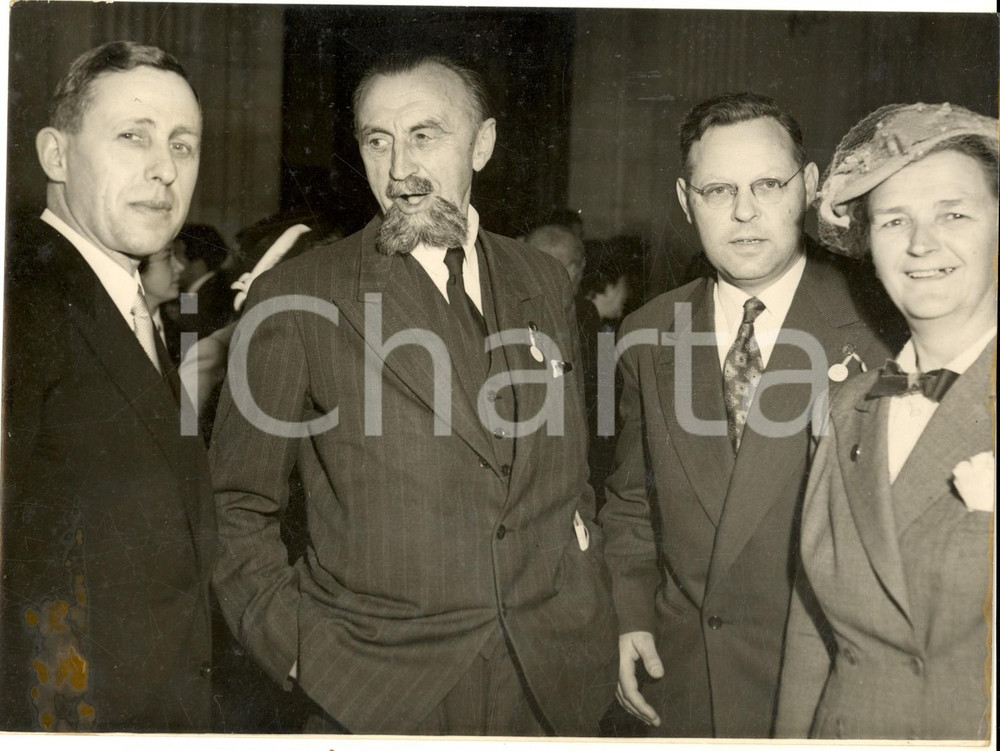 1954 MADRID IUPPS 4th Congress of Prehistory - Emil VOGT Johannes BOE *Photo