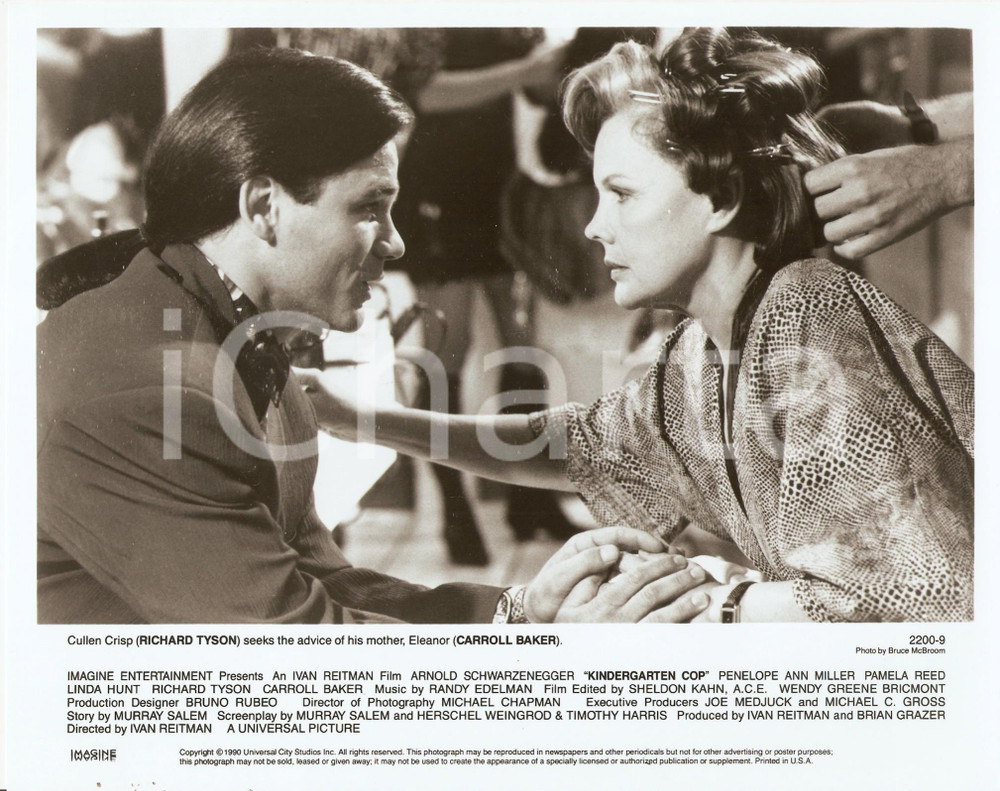 1990 KINDERGARTEN COP Richard TYSON Carroll BAKER - Movie by Ivan REITMAN *Photo