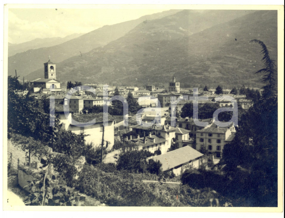 1950 ca LAGO DI COMO Veduta panoramica di un paese *Foto ARTISTICA 24x18 cm