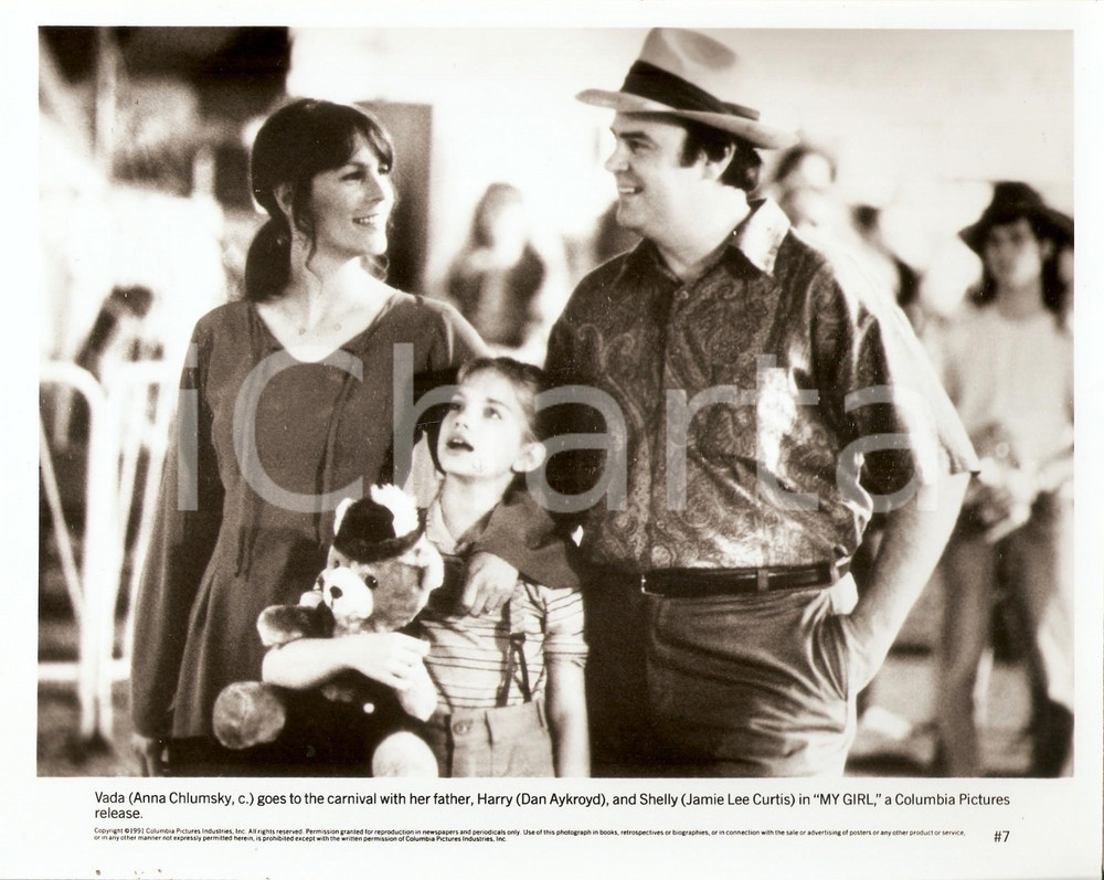 1991 MY GIRL Dan AYKROYD Jamie Lee CURTIS Anna CHLUMSKY at the carnival *Foto 