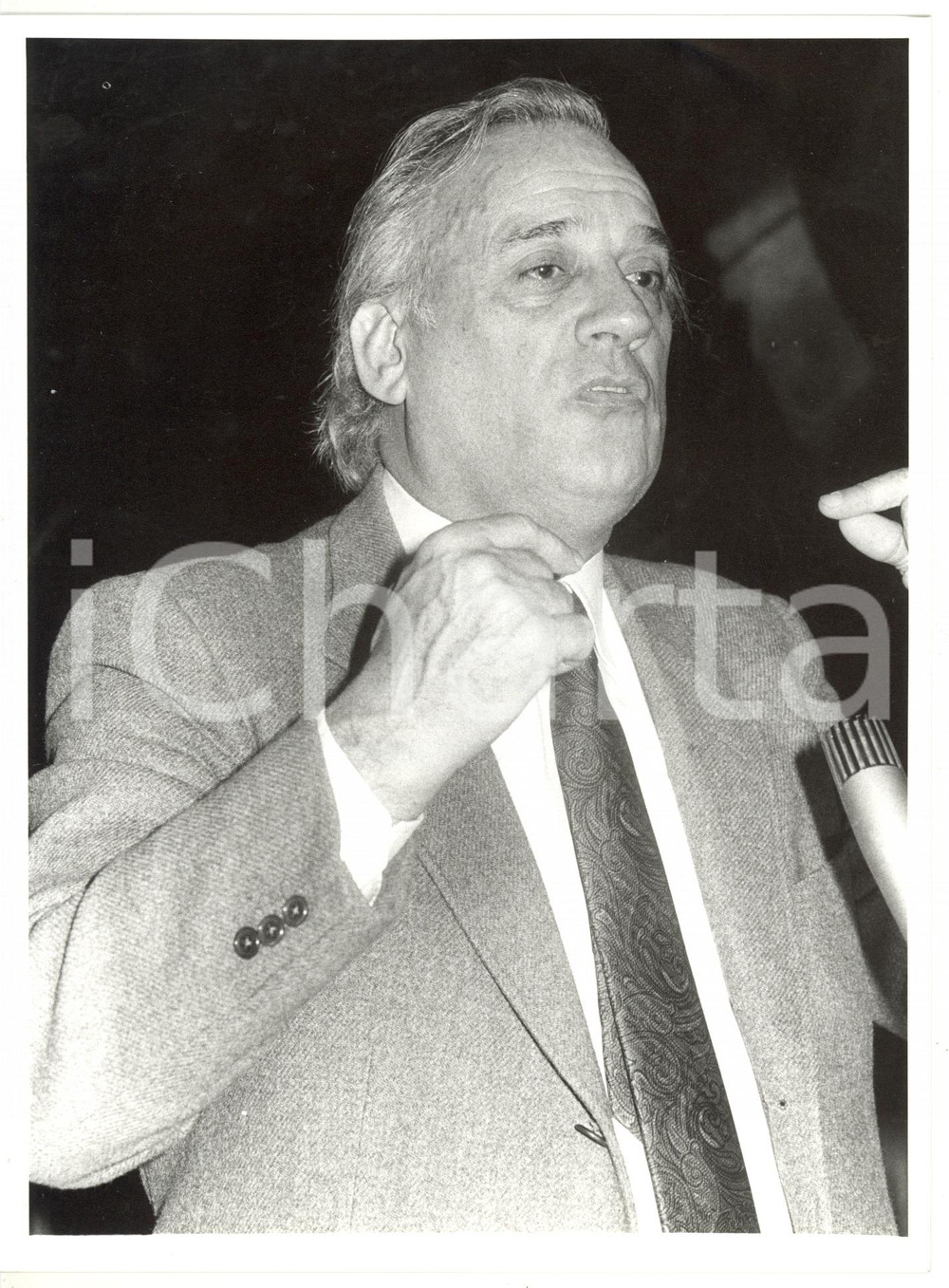 1985 ca ROMA Discorso di Alfredo BIONDI - Foto 18x24