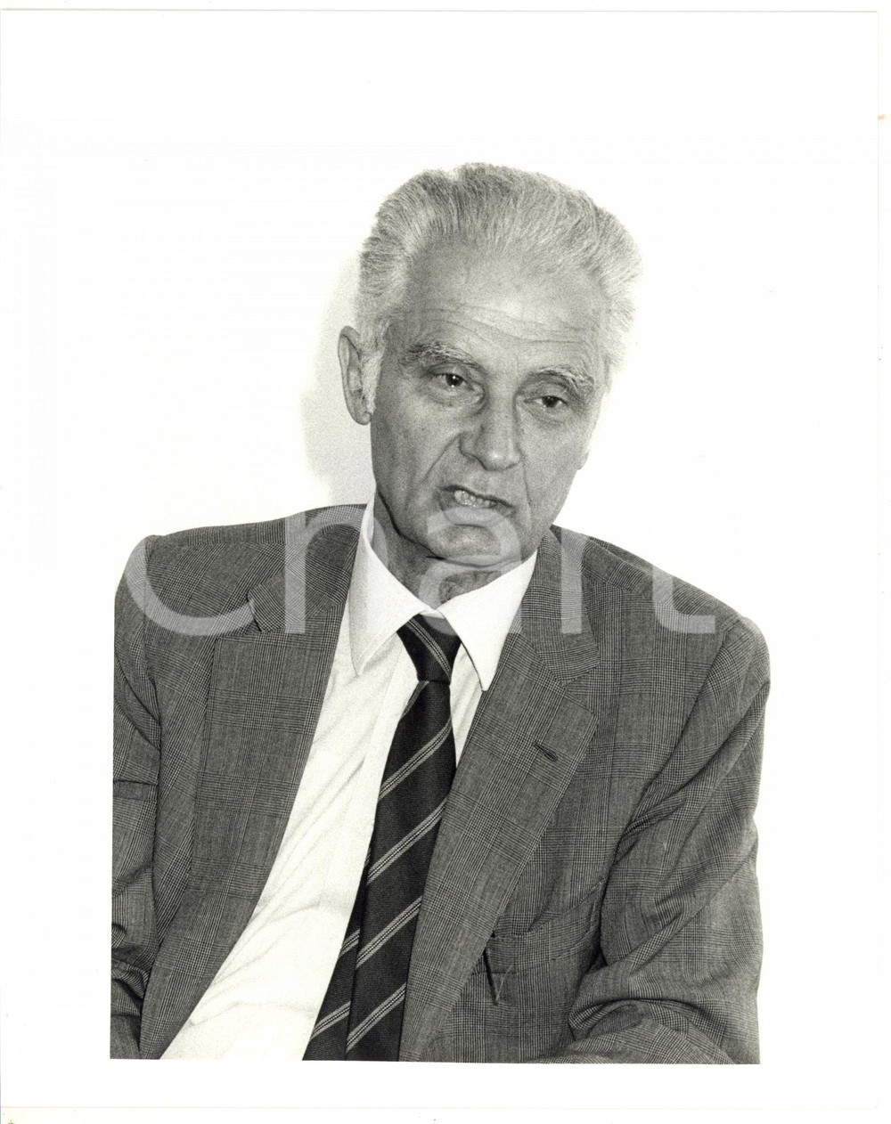1985 ca ROMA - PSI Ritratto di Antonio GIOLITTI - Foto 20x25 cm