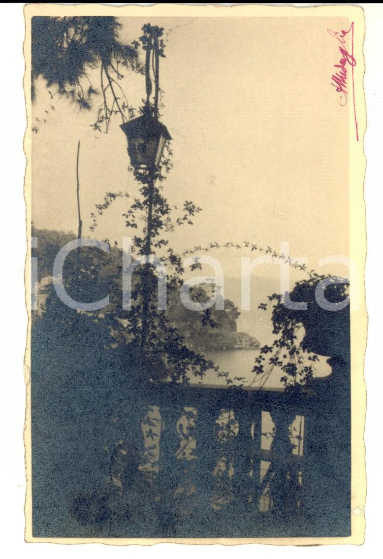 1930 PORTOFINO Panorama dal balcone - Foto Adolfo MEDAGLIA con dedica