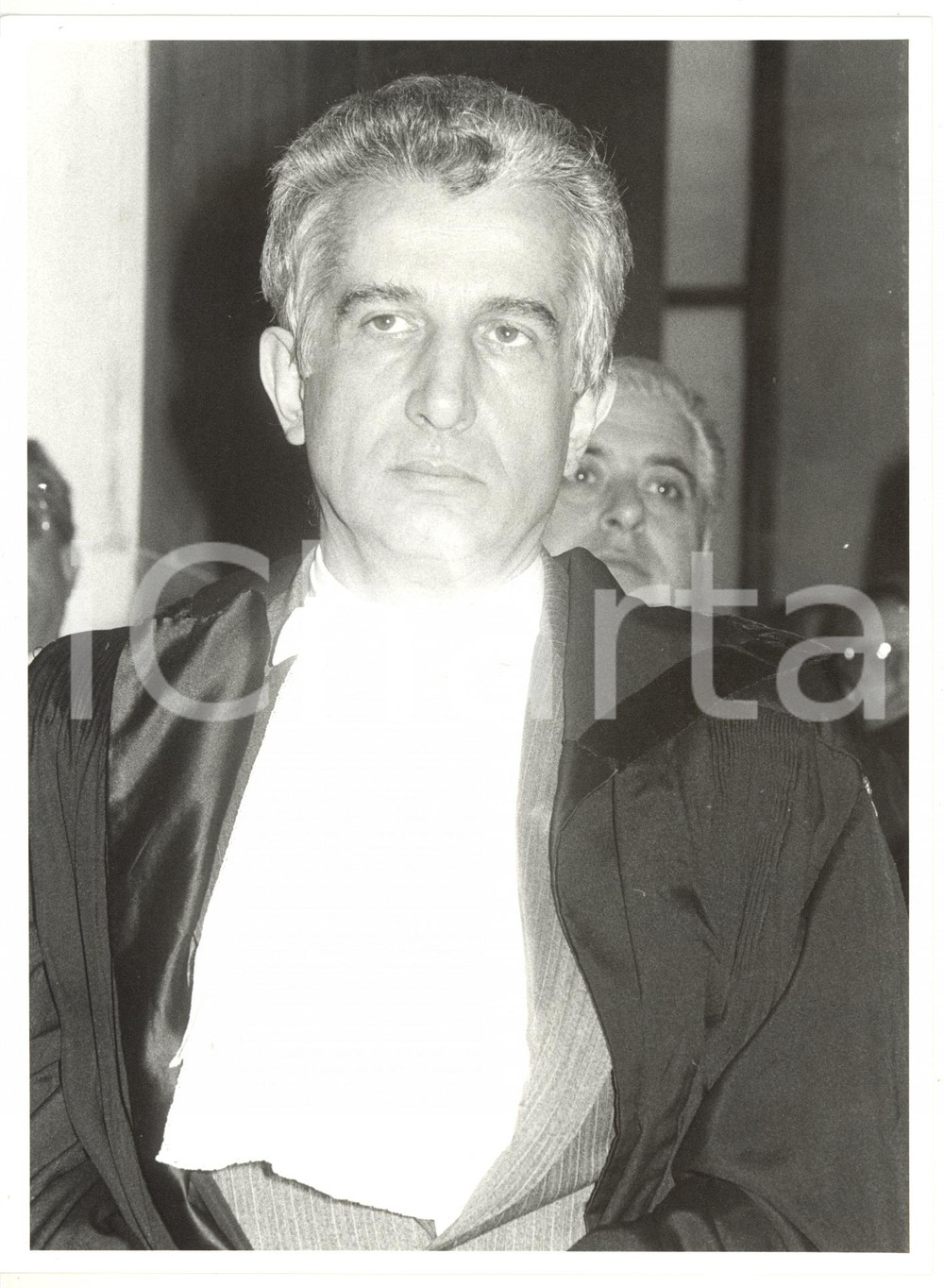1985 ca MILANO Ritratto Tiziano BARBETTA presidente Ordine degli Avvocati *Foto