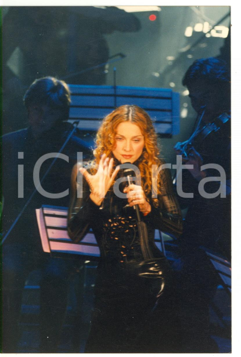 1990 ca USA Esibizione di MADONNA in concerto - Foto VINTAGE 10x15