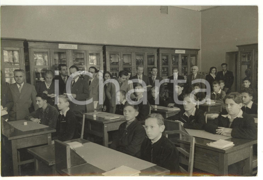 1955 ca LENINGRADO (URSS) Istituto Smol'nyj - Lezione di Fisica *Foto