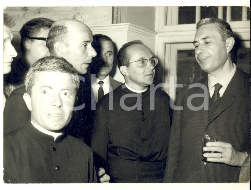 1960 ca DEMOCRAZIA CRISTIANA Aldo MORO in visita a struttura religiosa *Foto (3)