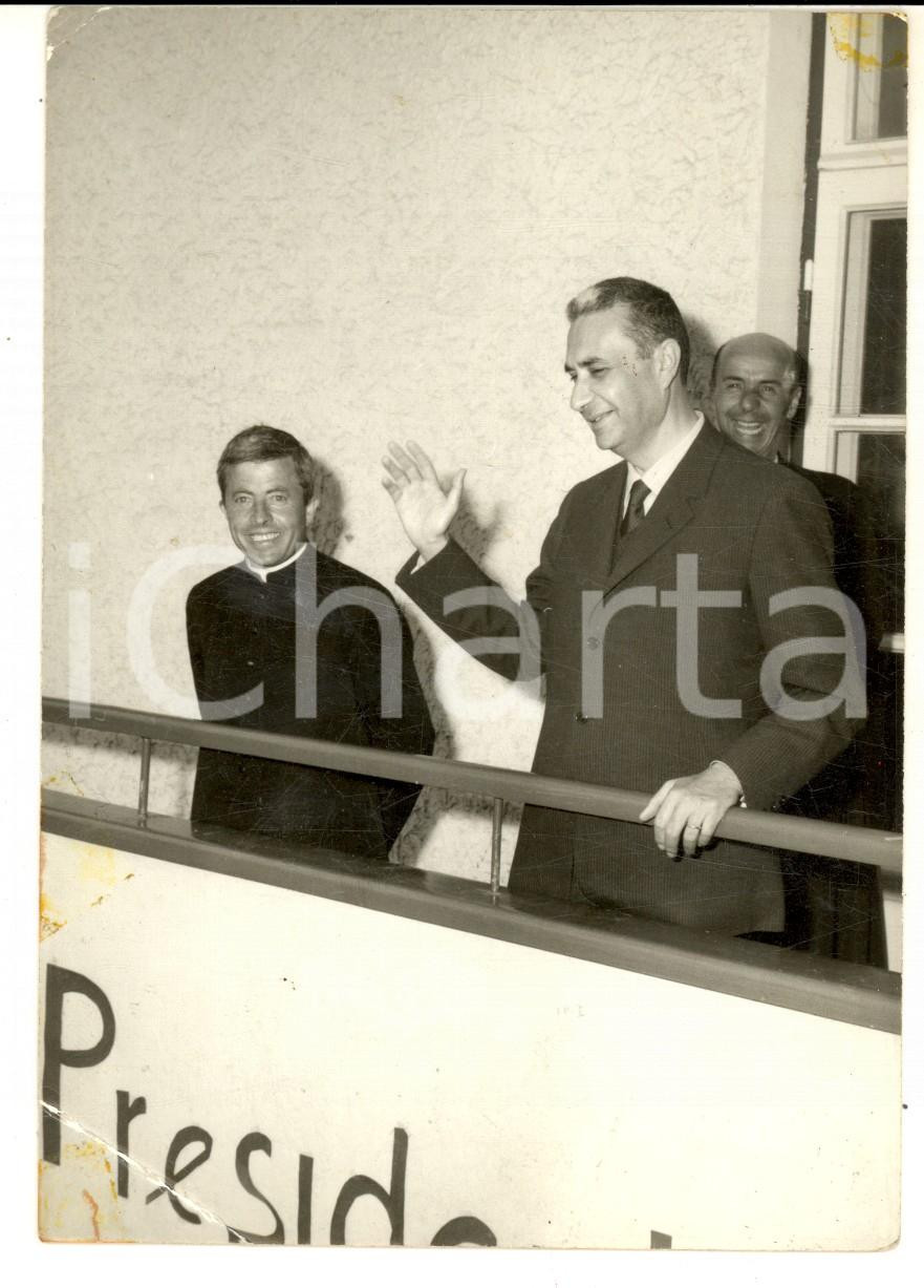 1960 ca DEMOCRAZIA CRISTIANA Aldo MORO in visita a struttura religiosa *Foto (9)