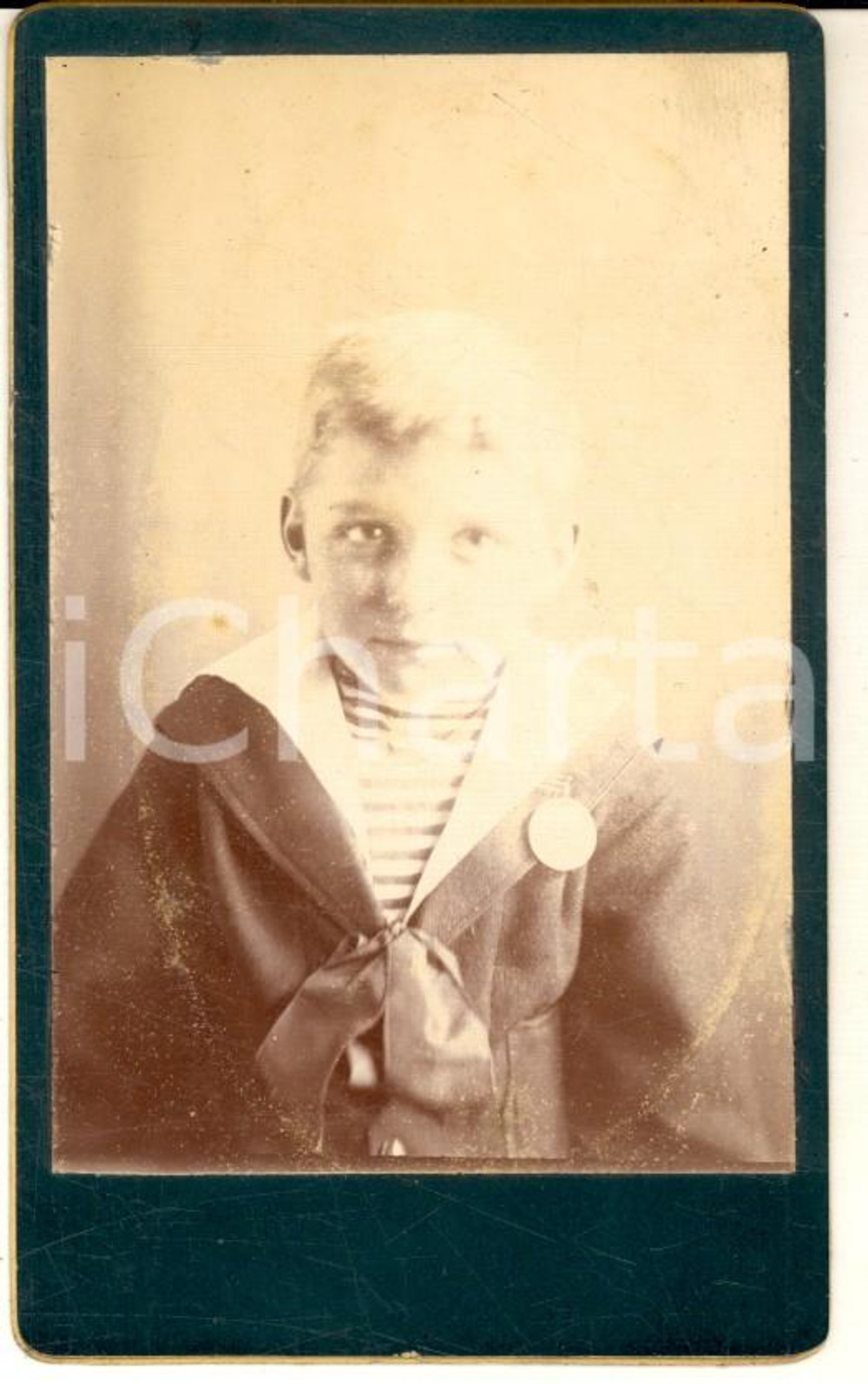 1880 ca WALES (?) Portrait of Alexander WEBB as a child - Photo KNIGHT CDV
