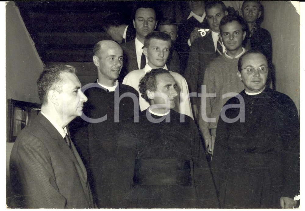 1960 ca DEMOCRAZIA CRISTIANA Aldo MORO in visita a struttura religiosa *Foto (4)