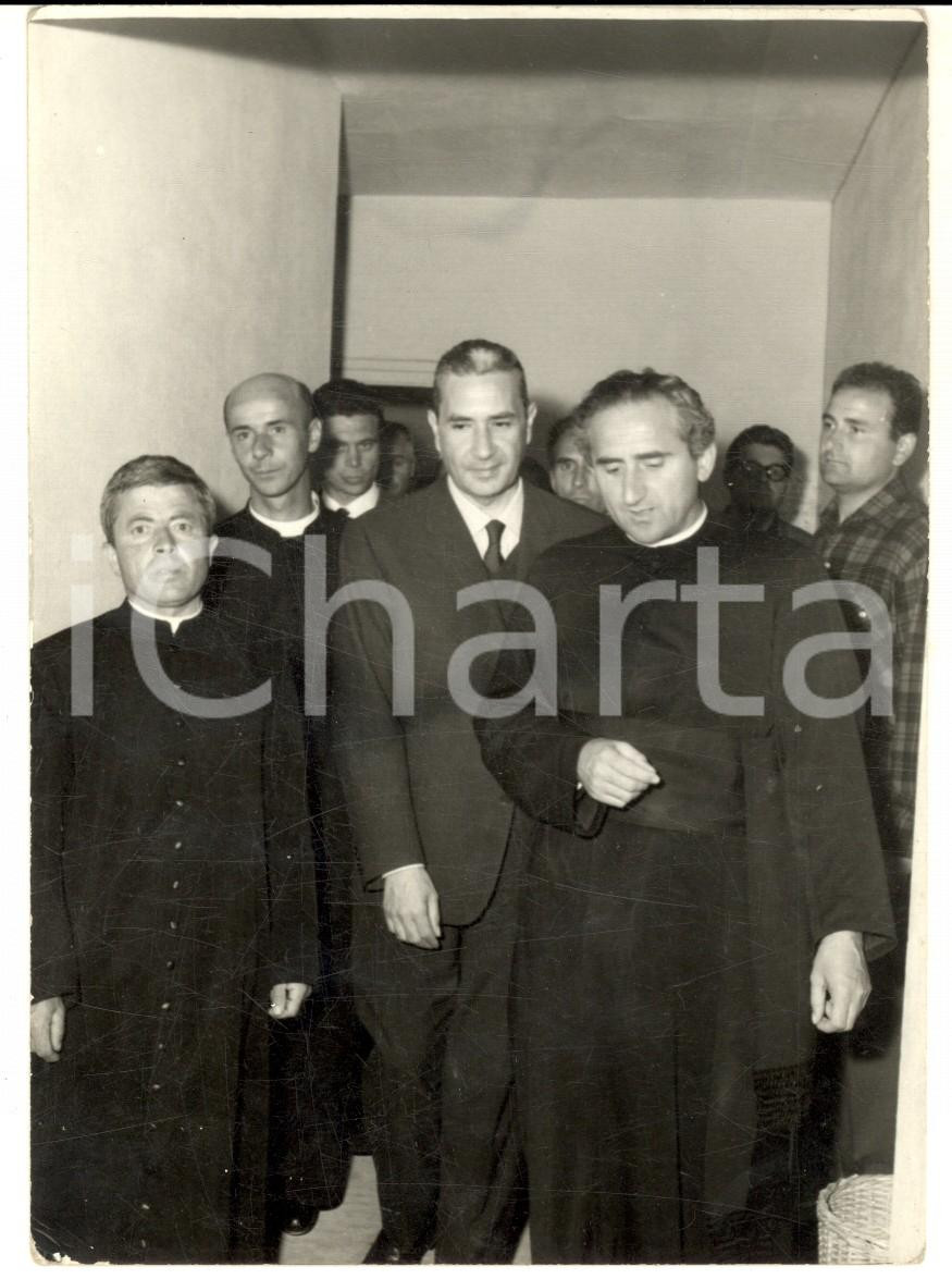 1960 ca DEMOCRAZIA CRISTIANA Aldo MORO in visita a struttura religiosa *Foto (6)