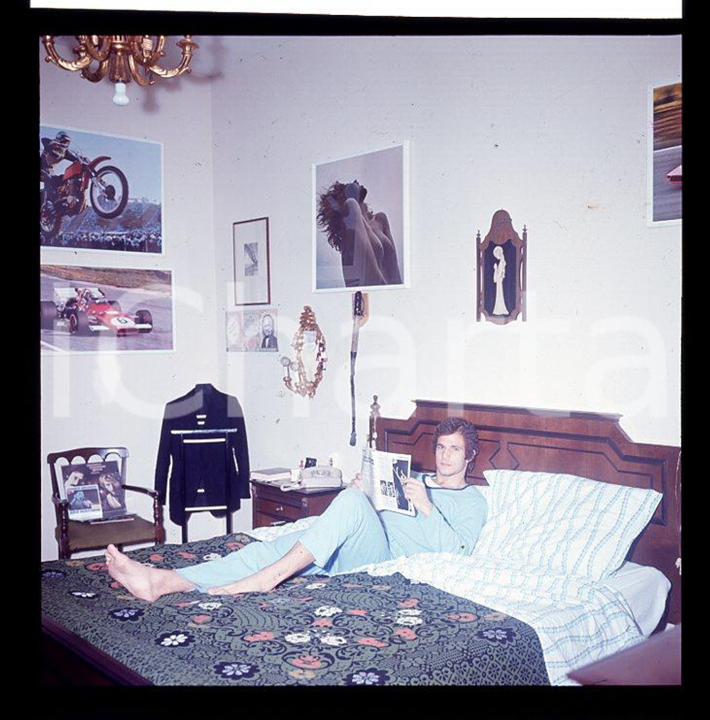 6X6cm NEGATIVO ORIGINALE * 1970ca LUCIANO SPINOSI Juventus *vintage