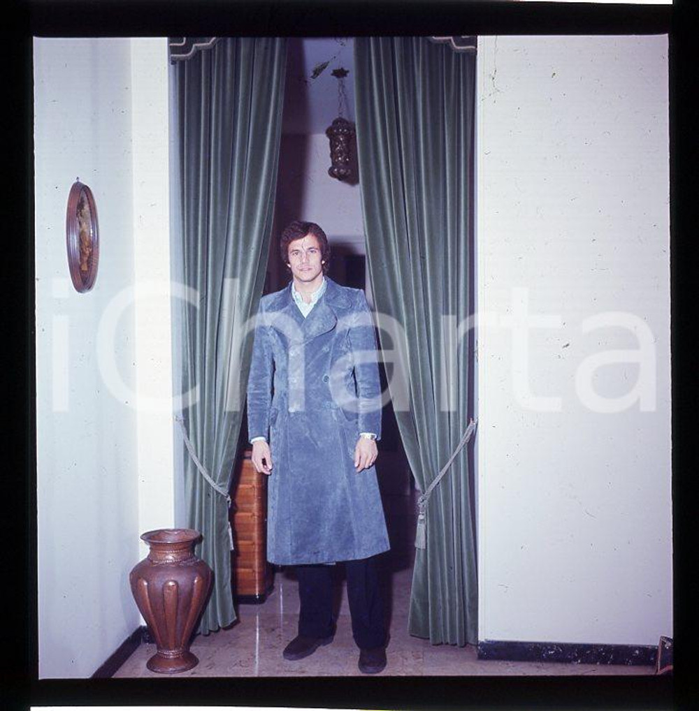 6X6cm NEGATIVO ORIGINALE * 1970ca LUCIANO SPINOSI Juventus *vintage*