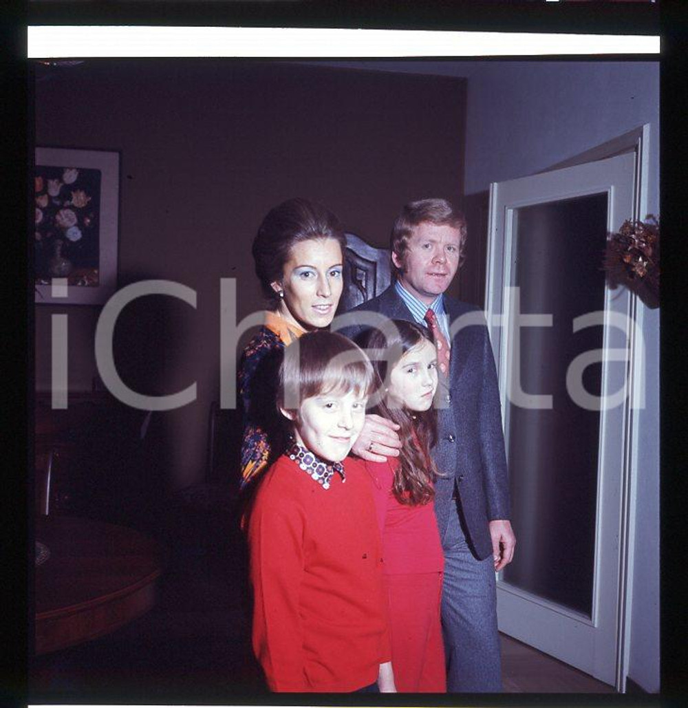 6X6cm NEGATIVO ORIGINALE * 1970ca HELMUT HALLER Juventus *vintage**