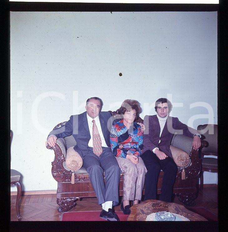 Fotografia d epoca originale 970caČestmír Vycpálek in casa Juventus DIAPOSITIVA ORIGINALE cm 6x6 1