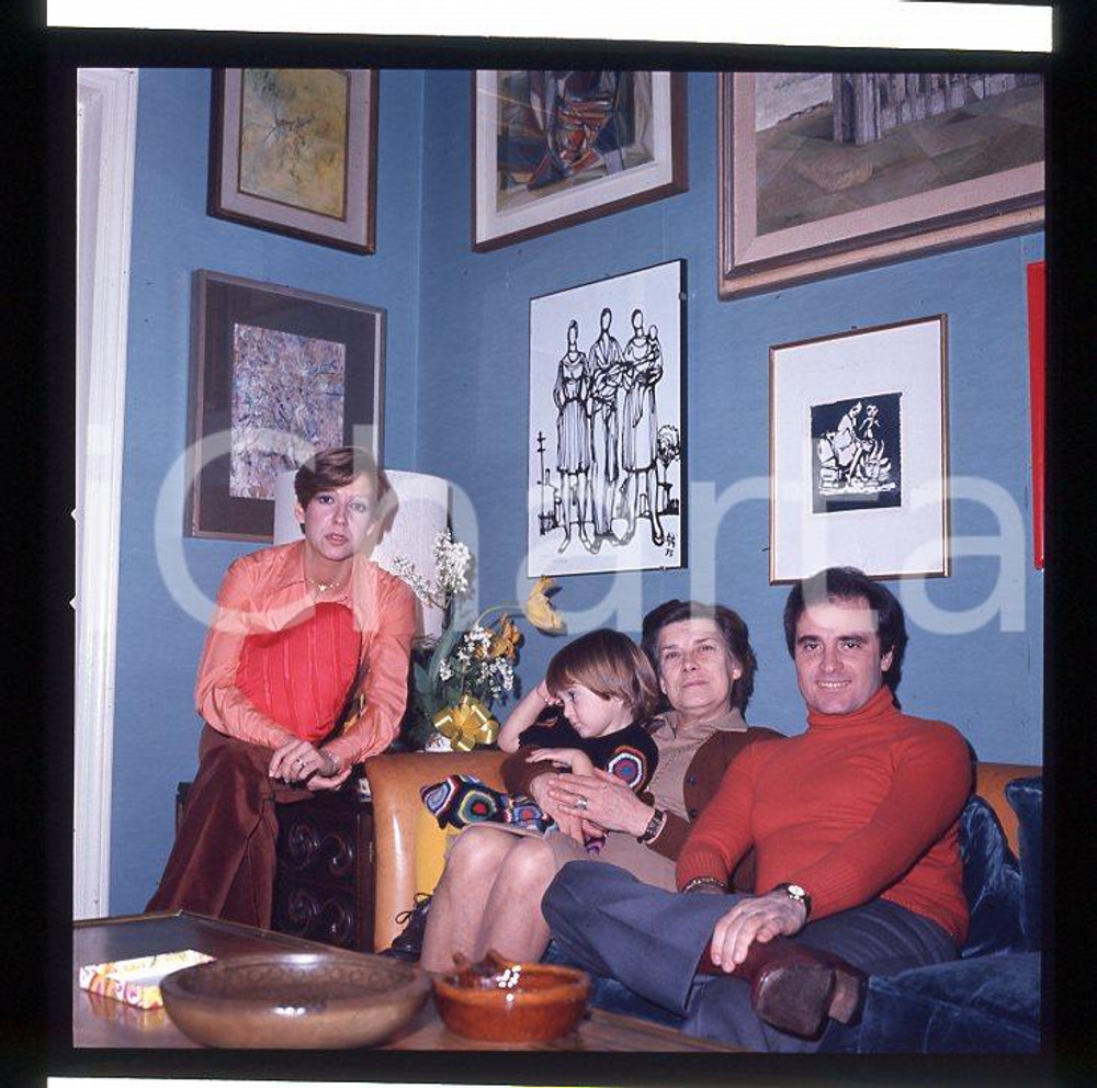 6X6cm NEGATIVO ORIGINALE * 1970ca I VIANELLA Wilma GOICH Edoardo VIANELLO (32)