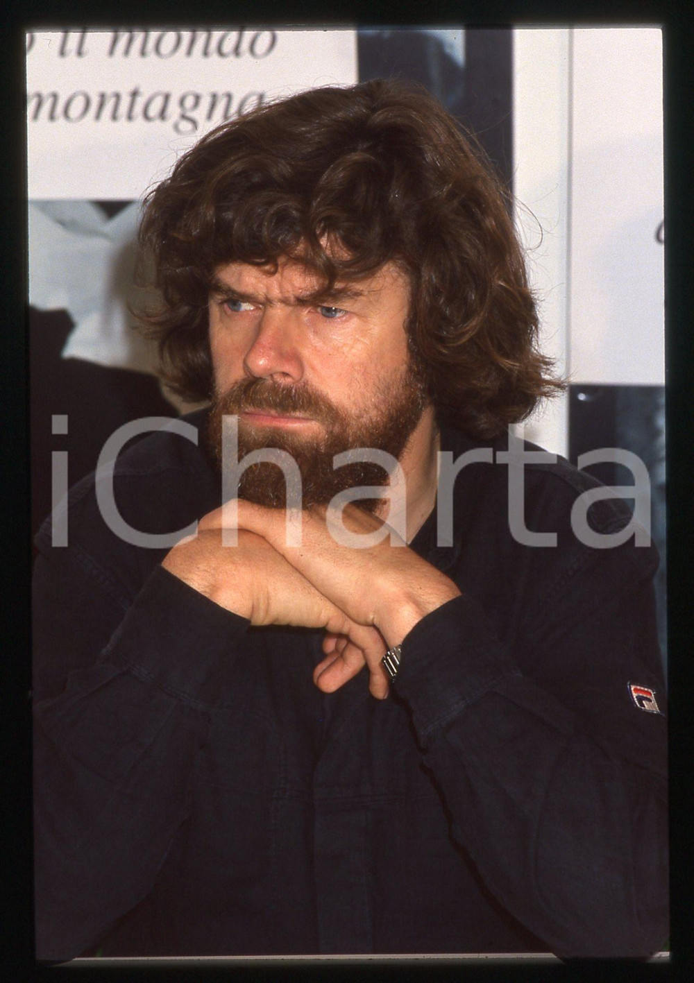 35mm vint. slide 1993 MILANO Reinhold MESSNER ad evento MOUNTAIN WILDERNESS (4)   Diapositiva d'epoca, in formato 35 mm. CONDIZIONI: VERY GOODTutti i diritti riservati.E' severamente vietata la riproduzione. ICharta mette in vendita, sul negozio eBay e in esclusiva sul sito "icharta" il proprio archivio composto da numerose diapositive e negativi fotografici d'epoca, tutti originali e autentici, che attraversano la storia del costume italiano tra gli la fine degli anni Sessanta e Novanta.Si tratta di uno sguardo inedito sull'attualit&agrave;, la politica, la vita quotidiana, il gossip e la cultura, che fotografa il cambiamento della nazione in quest'ultimo scorcio del XX secolo. Un'occasione unica per il mercato del collezionismo, che vede finalmente disponibile un archivio eccezionale per vastit&agrave;, tematiche e condizioni, in un settore (il negativo fotografico e la diapositiva) di assoluta novit&agrave; e dalle interessanti prospettive di investimento.  originale e autentica 1
