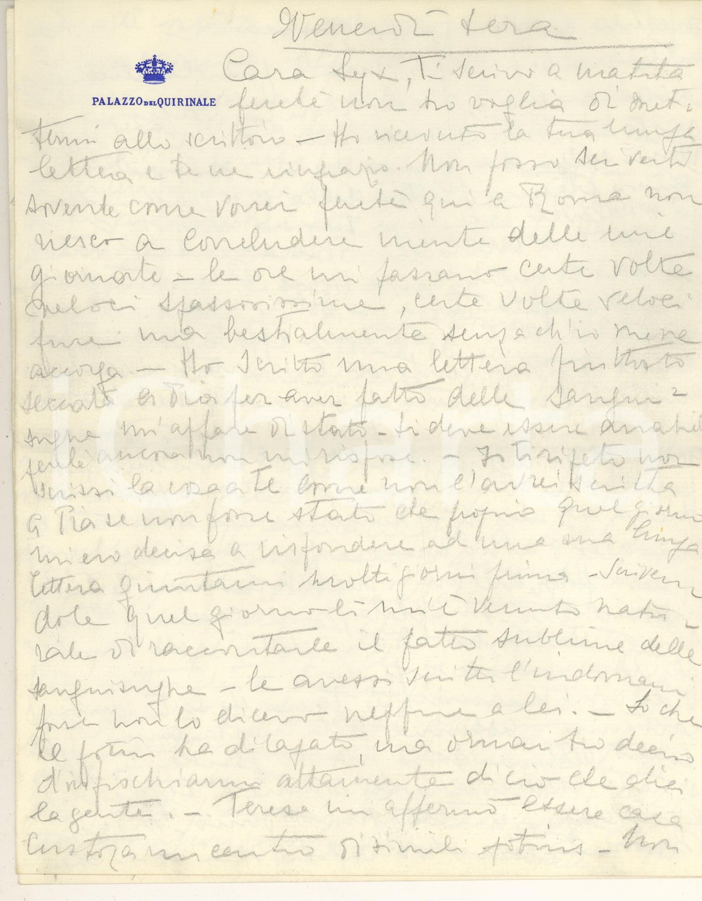 Manoscritto, lettera originale 1928 Tutta la Roma super va a teatro in gran toilette Pettegolezzi tra nobili 1