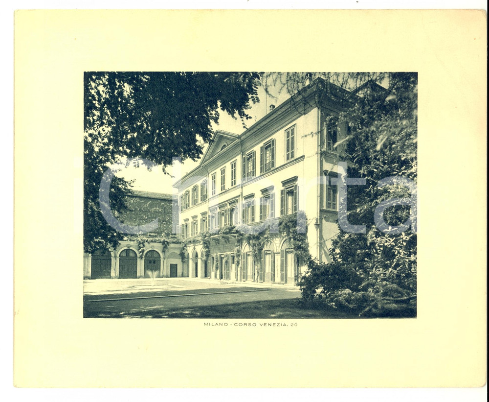 Oggetto da collezione cartaceo 1955 MILANO Palazzo CRESPI Corso Venezia 20 *Calendario (1) 1