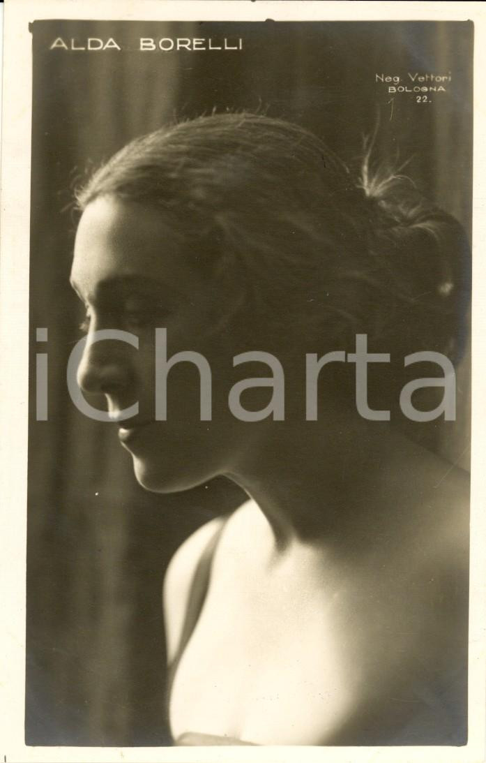 Cartolina originale da collezione 1930 ca Alda BORELLI  Attrice Cinema e Teatro  Cartolina 1