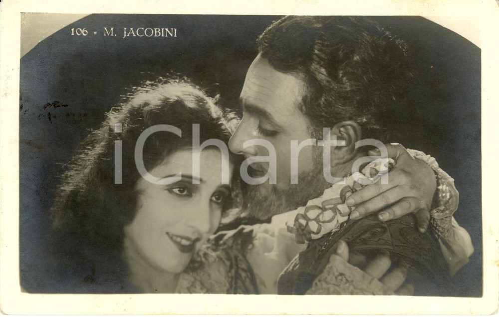 Cartolina originale da collezione 1927 CINEMA Attrice MARIA JACOBINI in abiti di scena  *Cartolina FP NV 1