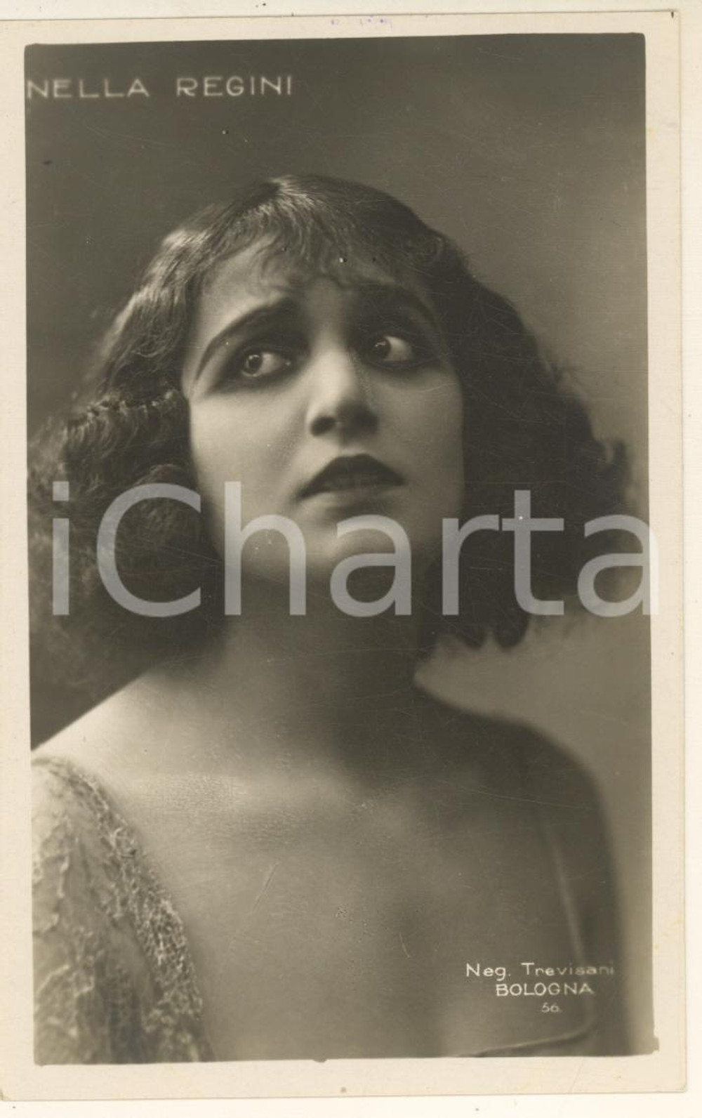 Cartolina originale da collezione 1920 ca Nella REGINI - Artista Operetta *Cartolina postale 1