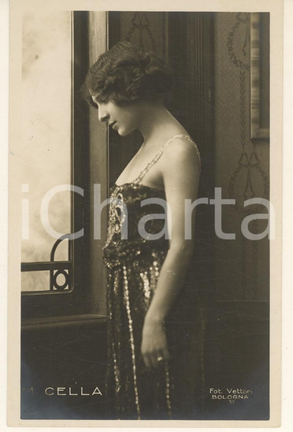 Cartolina originale da collezione 1920 ca Marga CELLA Attrice di Cinema e Teatro - Cartolina 1