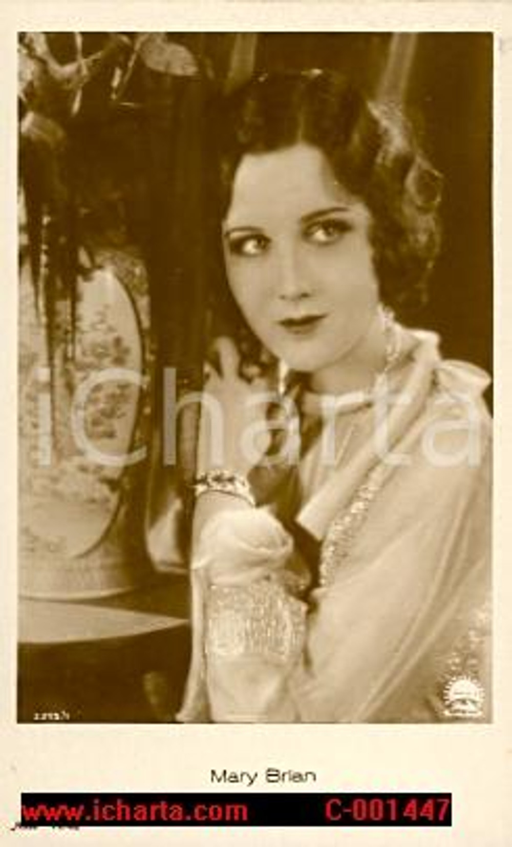 Cartolina originale da collezione 1928 Mary BRIAN attrice - Cartolina postale FP VG 1