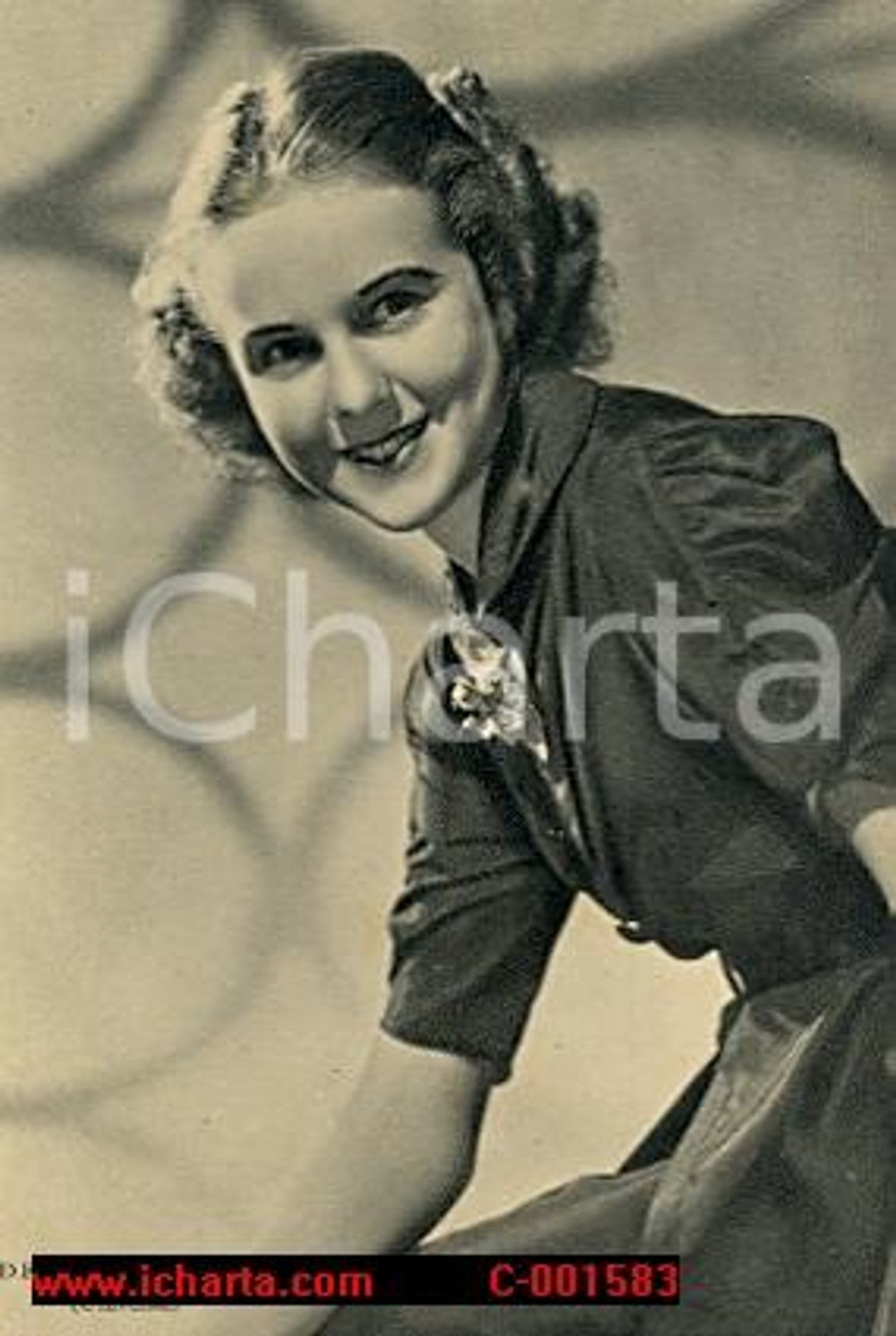 Cartolina originale da collezione 1938 DEANNA DURBIN Cartolina RIZZOLI FG NV 1