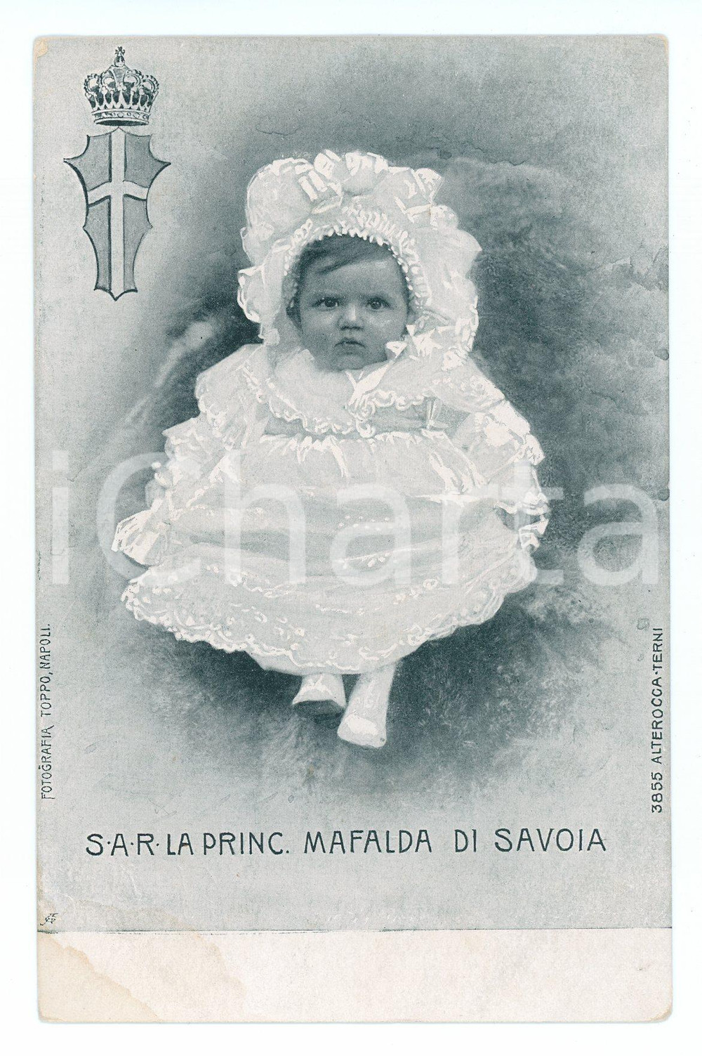 Cartolina originale da collezione 1903 S.A.R Mafalda di SAVOIA bambina - Cartolina postale 1
