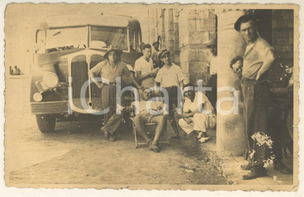Fotografia d'epoca originale 1940 ca ERITREA ITALIANA Linea Massaua- Asmara -  FIAT 621 R - Foto 14x9 cm 1