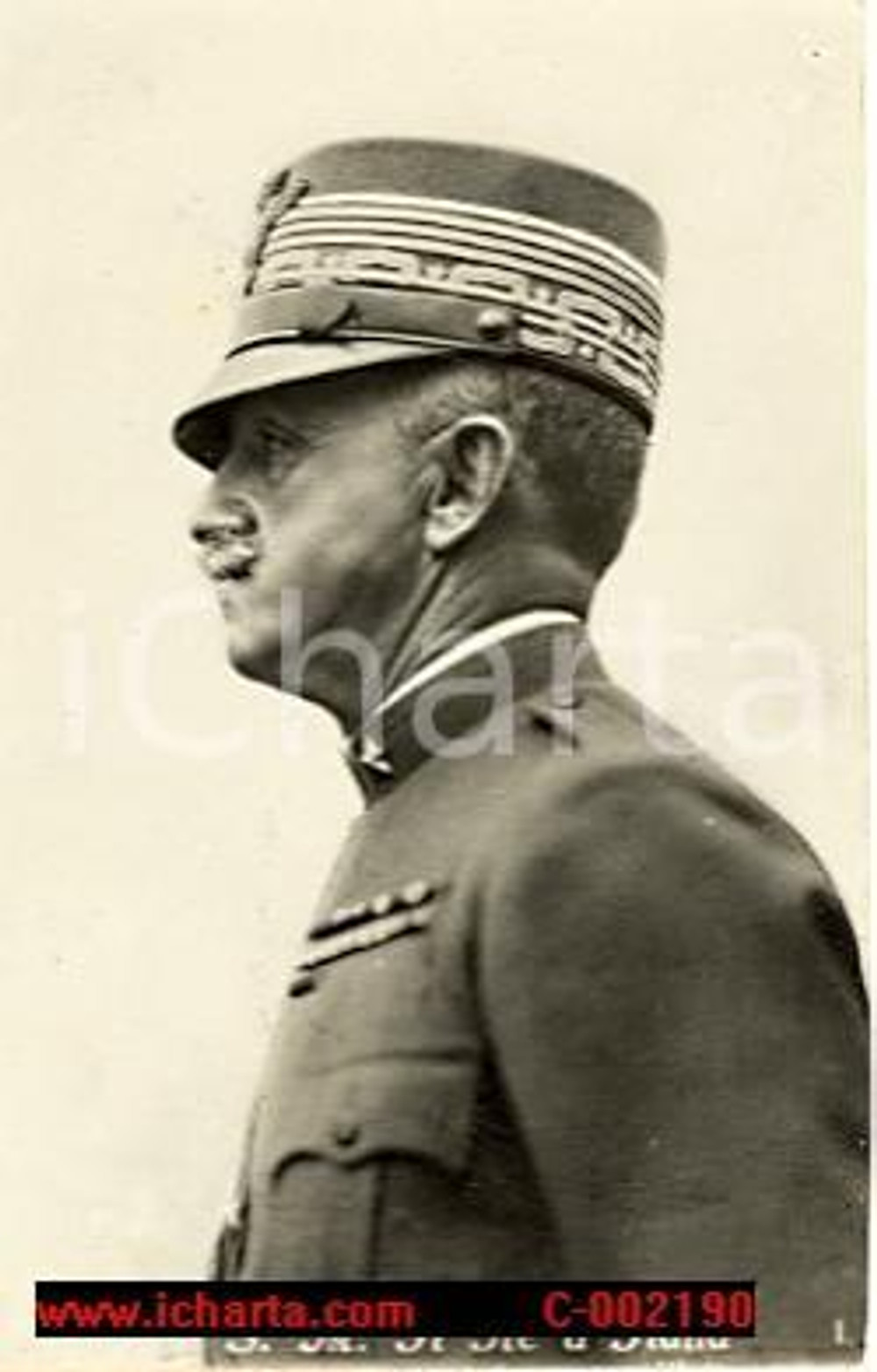 Cartolina originale da collezione 1930 RITRATTI SAVOIA Cartolina VITTORIO EMANUELE III NV 1