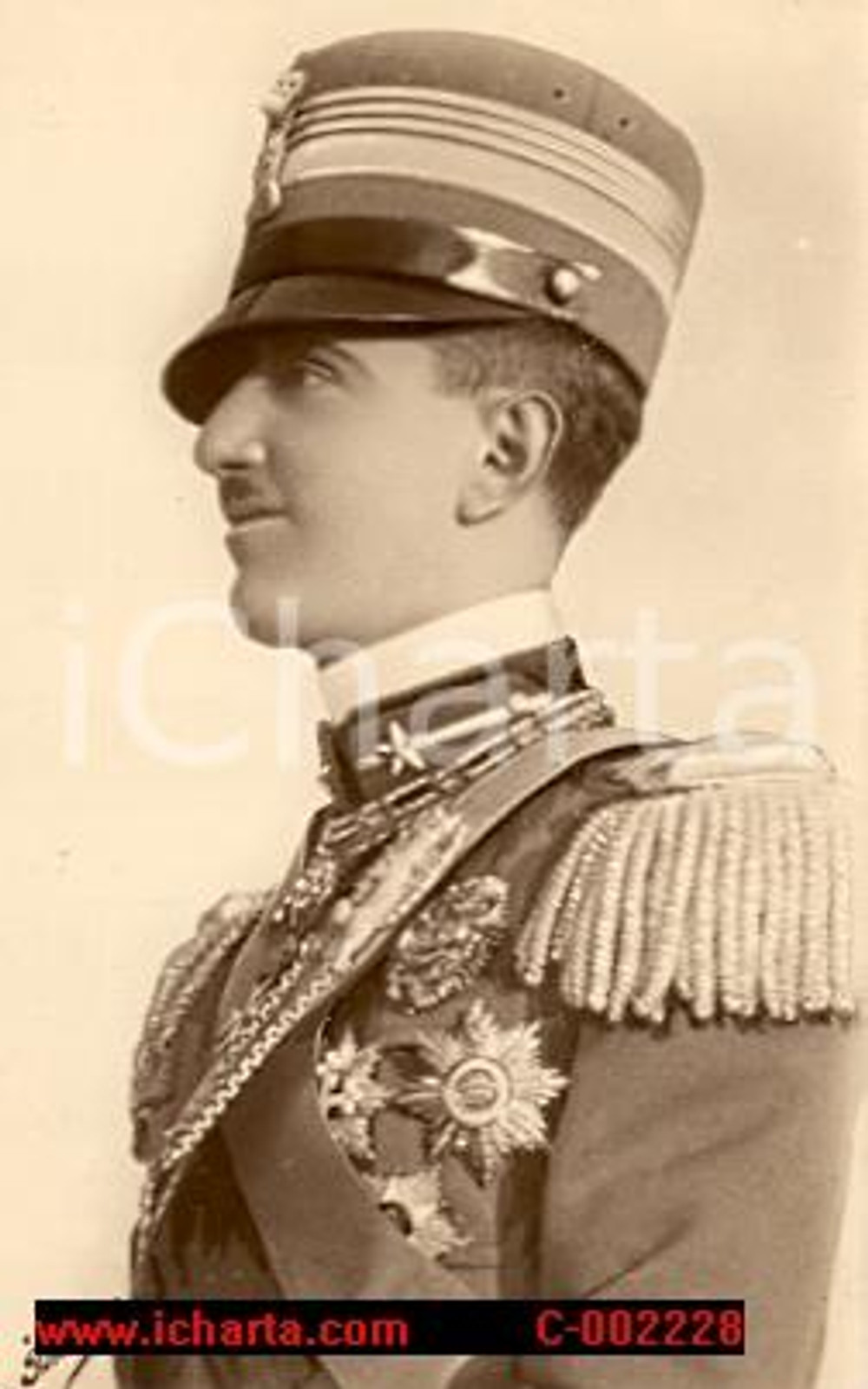 Cartolina originale da collezione 1920 RITRATTI SAVOIA Cartolina Principe UMBERTO FP NV 1