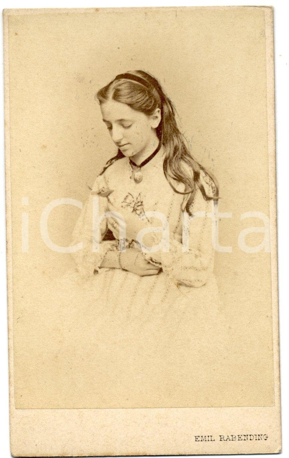 Fotografia d'epoca originale 1870 WIEN Marjia JANKOWICZ victim of Communist Revolution - Photo 1