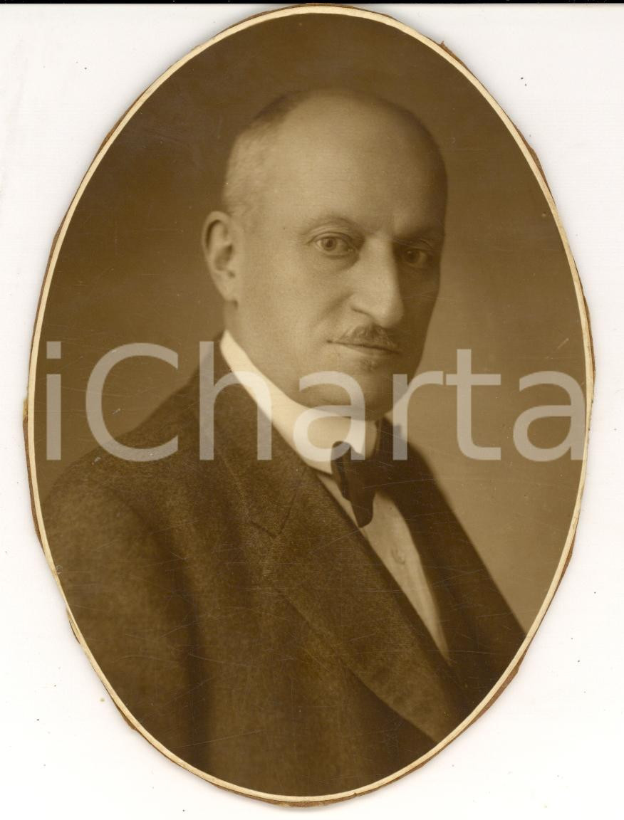 Fotografia d epoca originale 1910 ca TORINO Ritratto del nobile Scipione ROGGIERO Fotografia 1
