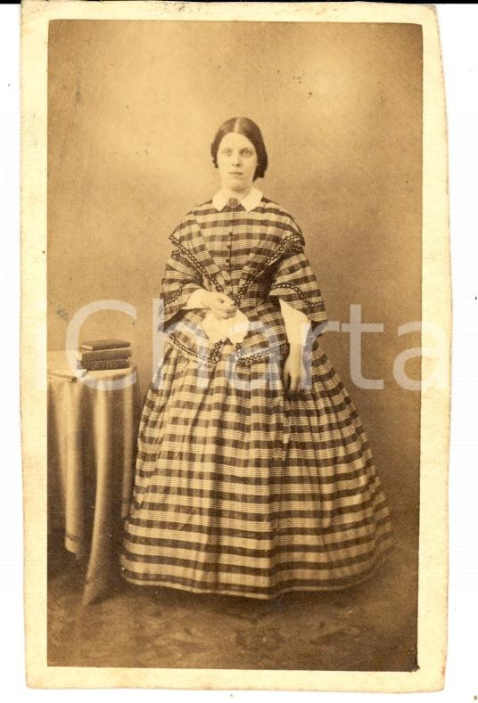 Fotografia d epoca originale 1860 ca TORINO Ritratto Teresa Maria BOSCO DI RUFFINO giovane Fotografia 1