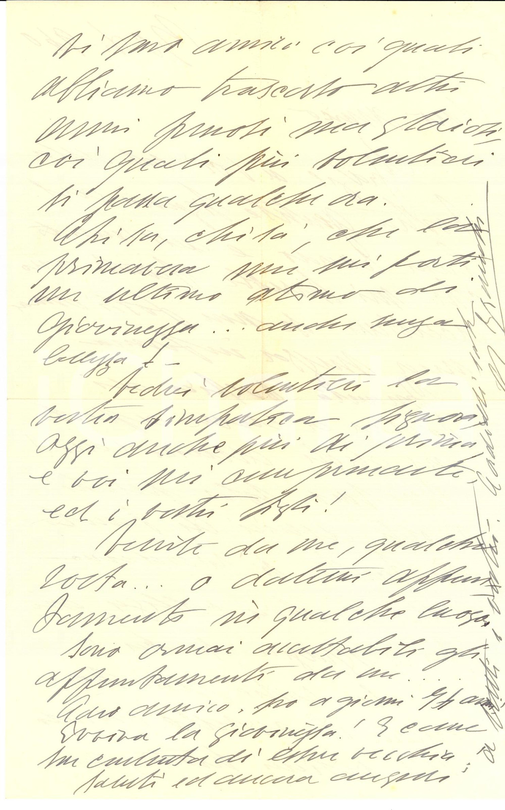 Autografo originale 1940 MILANO Anna FRANCHI non ha il cervello chiuso a visioni tristi Autografo 1