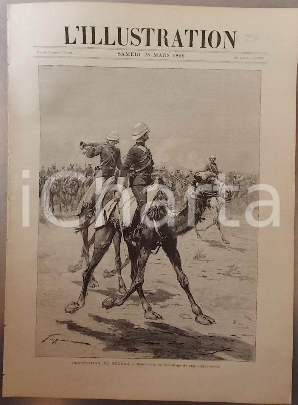 Giornale, rivista storica 1896 PARIS L'ILLUSTRATION Année 54 n° 2770 A la conquete du NIL *Revue 1