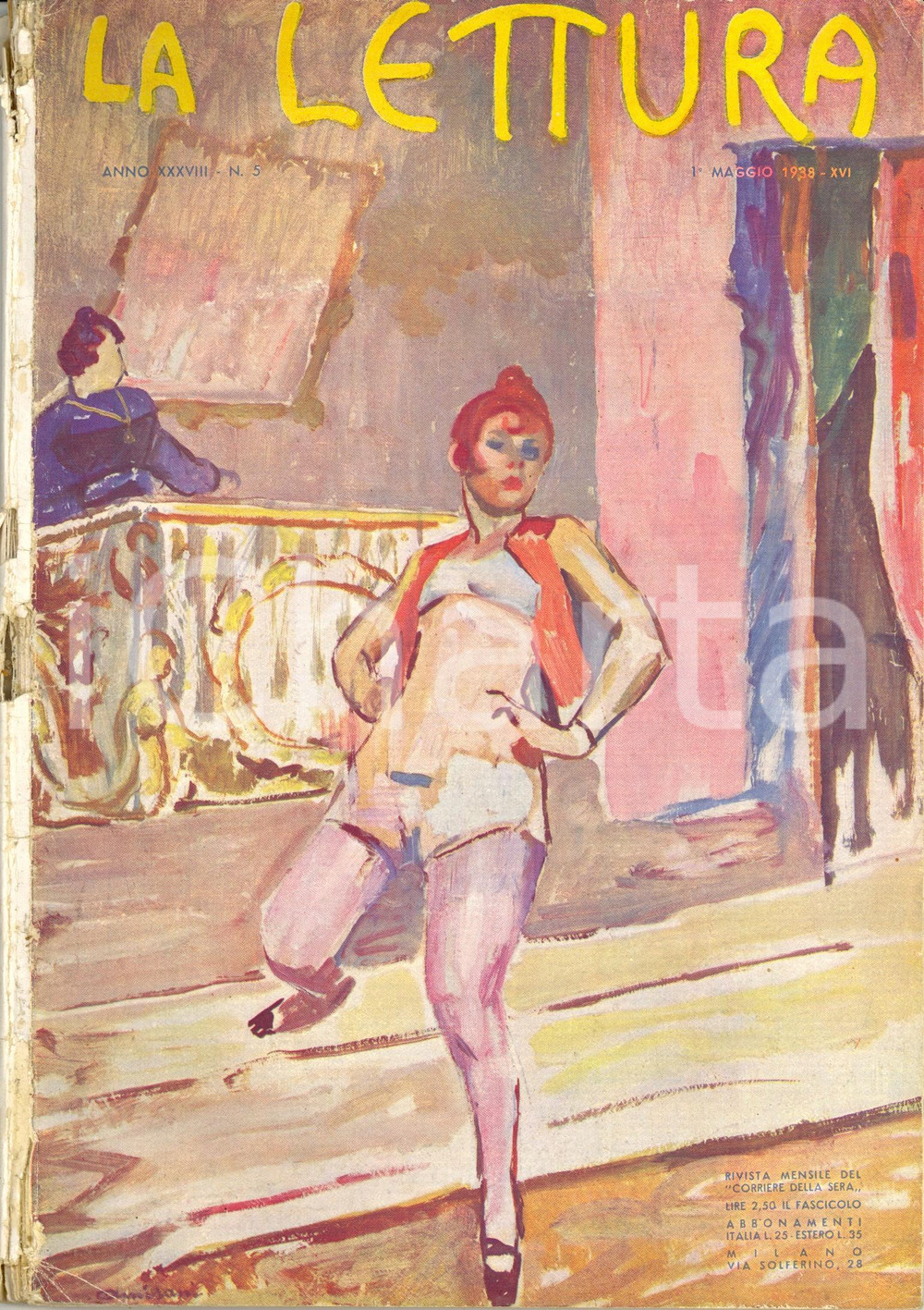 Giornale, rivista storica 1938 LA LETTURA Canonizzazione di Alessandro MANZONI ILLUSTRATA Anno XXXVIII n°5 1