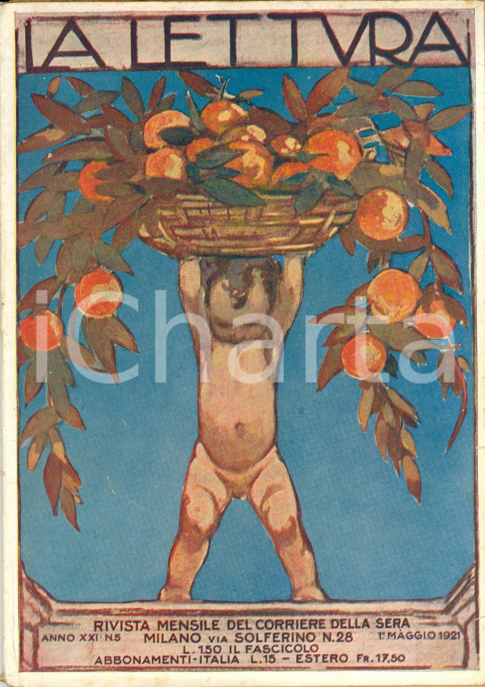 Giornale, rivista storica 1921 LA LETTURA Fra GASC e SETIT la terra degli elefanti ILLUSTRATA Anno XXI n°5 1