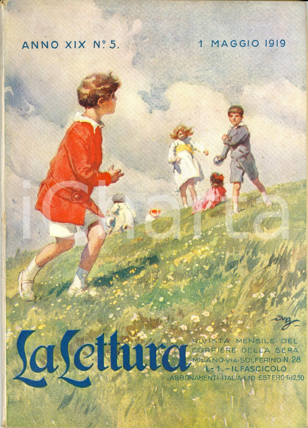 Giornale, rivista storica 1919 LA LETTURA Quadri italiani restituiti dall AUSTRIA ILLUSTRATA Anno XIX n° 5 1