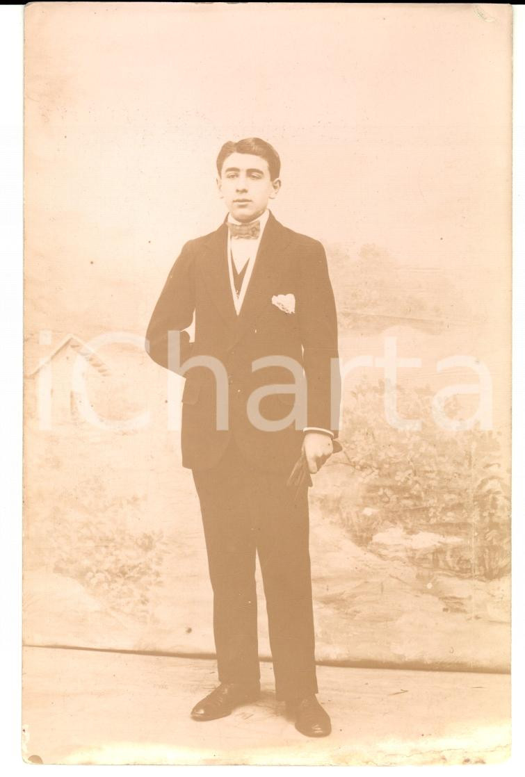 Fotografia d epoca originale 1915 USA Ritratto del giovane Paul CAMPS Fotografia 1