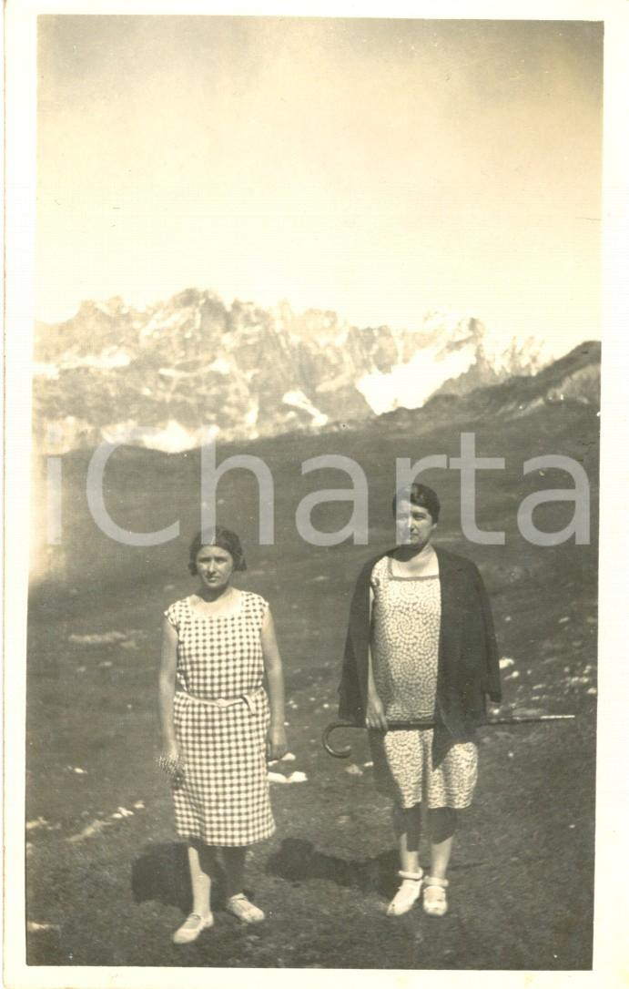 Fotografia d epoca originale 1929 VALTOURNANCHE AO Giovani escursioniste verso le CIME BIANCHE Foto 1