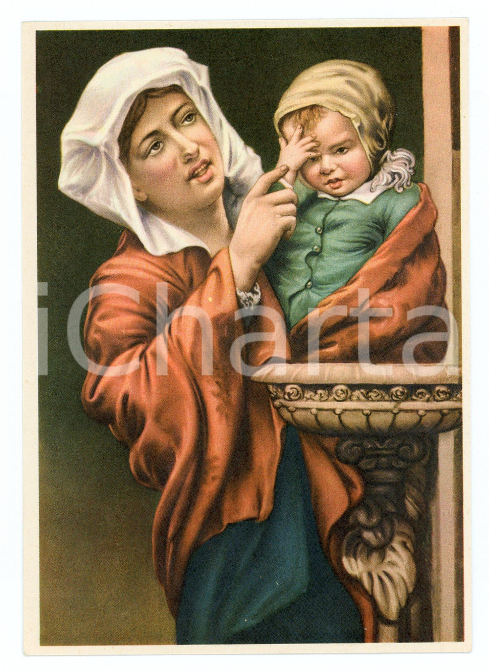 Cartolina originale da collezione 1950 ca ROMA Opera Nazionale Mensa SANT'ANTONIO *Cartolina ILLUSTRATA FG 1