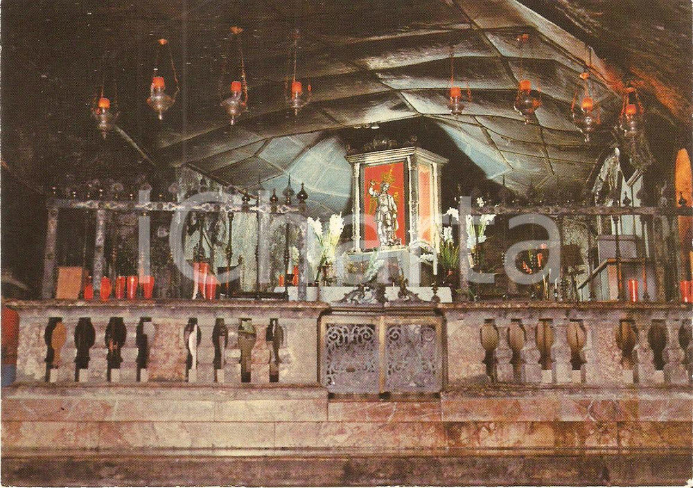 Cartolina originale da collezione 1970 ca MONTE SANT ANGELO FG Grotta di San Michele Arcangelo Cartolina FG NV 1