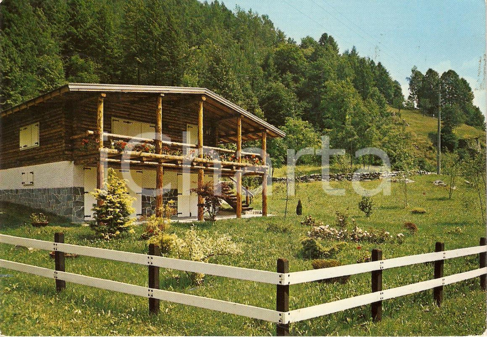 Cartolina originale da collezione 1970 circa PIODE VC Chalet LA LUCCIOLA Val Sesia Cartolina VINTAGE 1