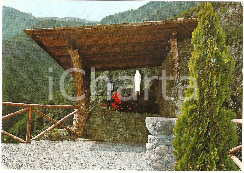 Cartolina originale da collezione 1970 VAL D AVETO GE Madonnina del Roccione Cartolina FG VG 1