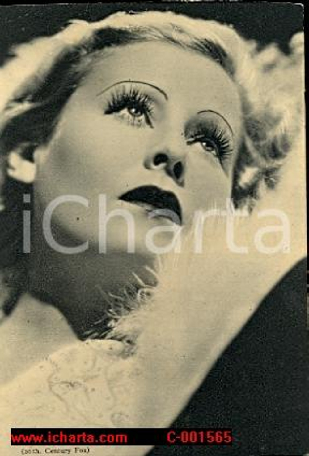 Cartolina originale da collezione 1938 LILIAN HARVEY Fotografia seriale RIZZOLI FG NV 1